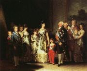 Francisco Goya Portrait of the Family of Charles IV oil painting on canvas